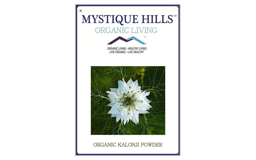 Mystique Hills Organic Kalonji Powder    Box  100 grams